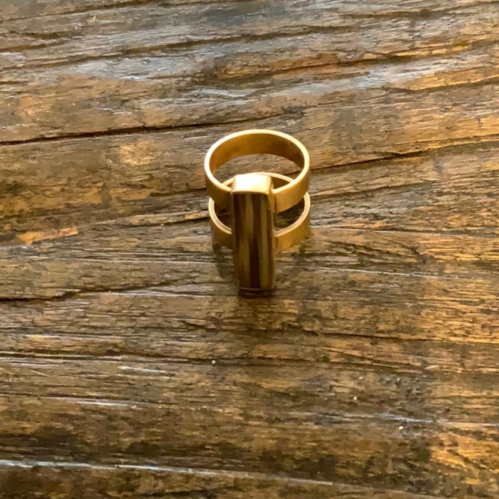 Fair trade Nguni Horn and Brass Ring